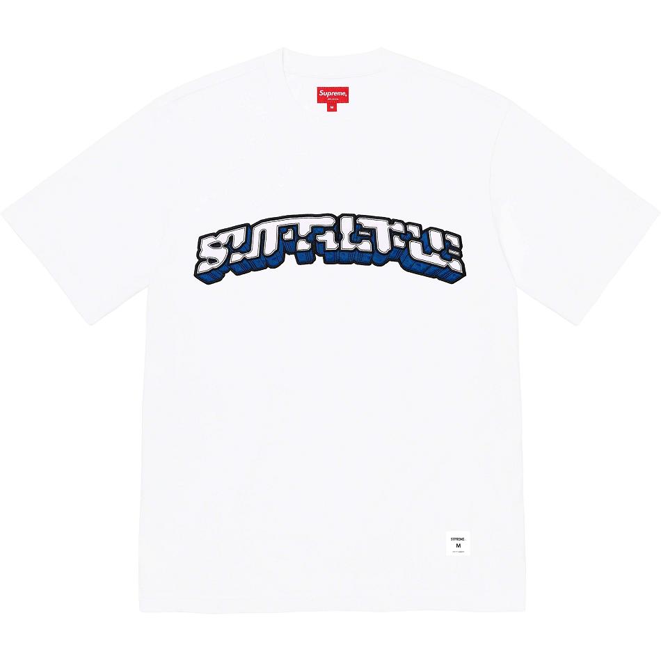 Supreme Block Arc S/S Top Džemperi Bijele | HR262HK