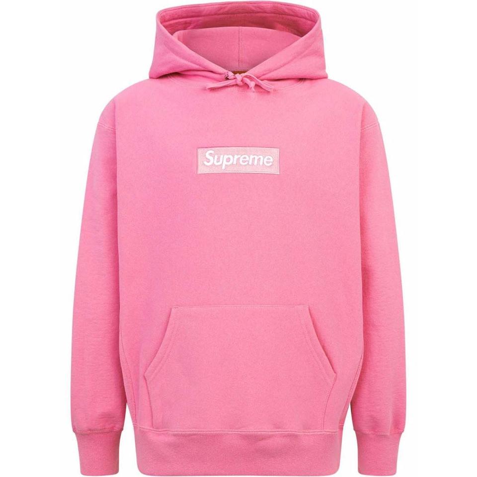 Supreme Box Logo Majica S Kapuljačom Roze | HR104FM