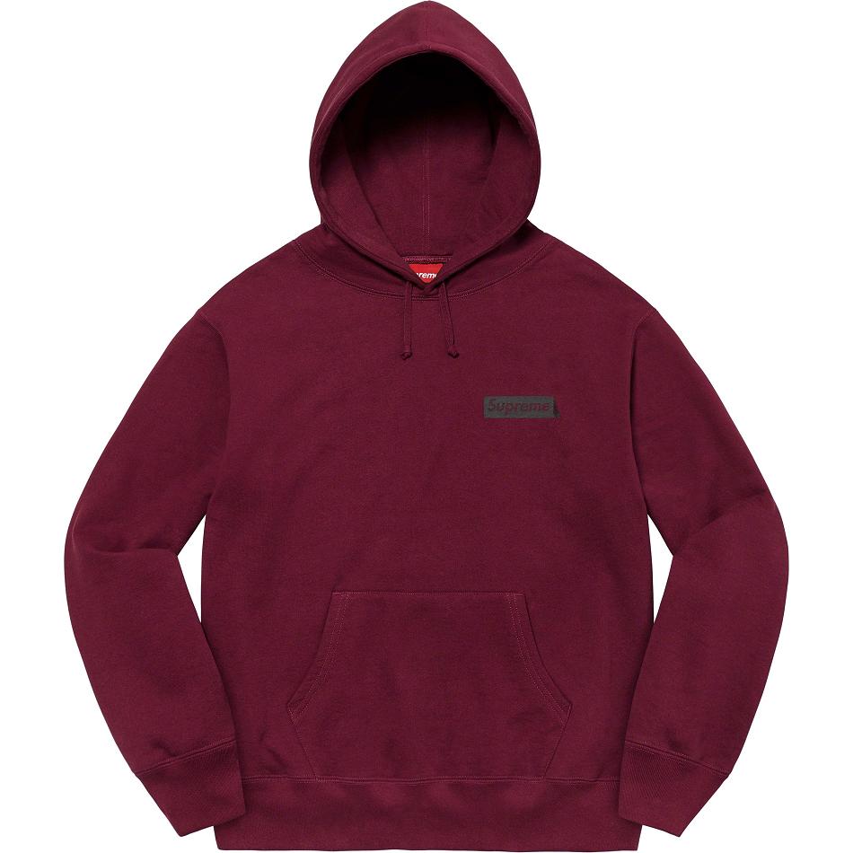 Supreme Fiend Hooded Dukserice Bordo | HR301EX