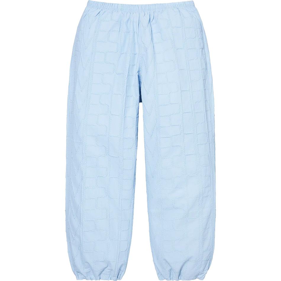 Supreme Repeat Stitch Track Pant Hlače Plave | HR192BC