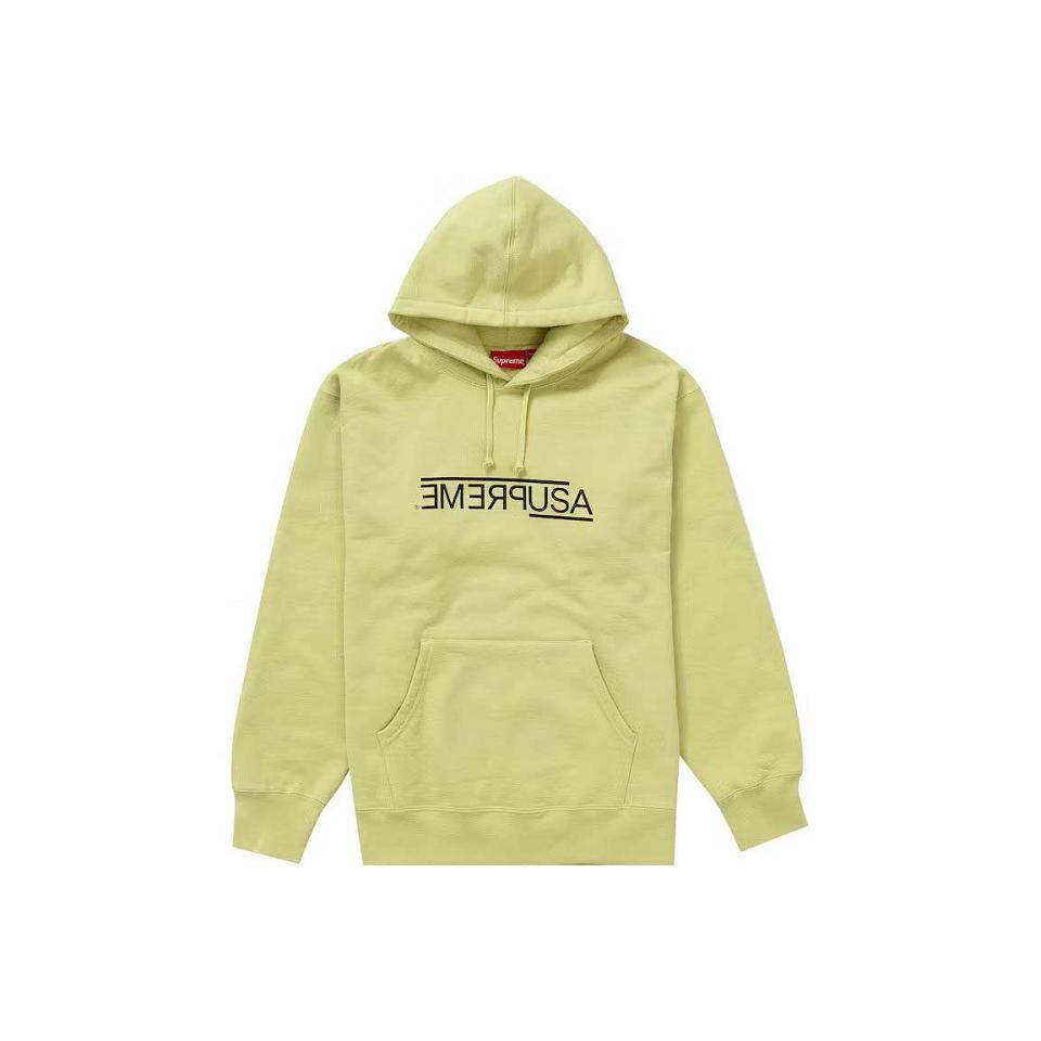 Supreme USA Hooded Dukserice Žute | HR336SO