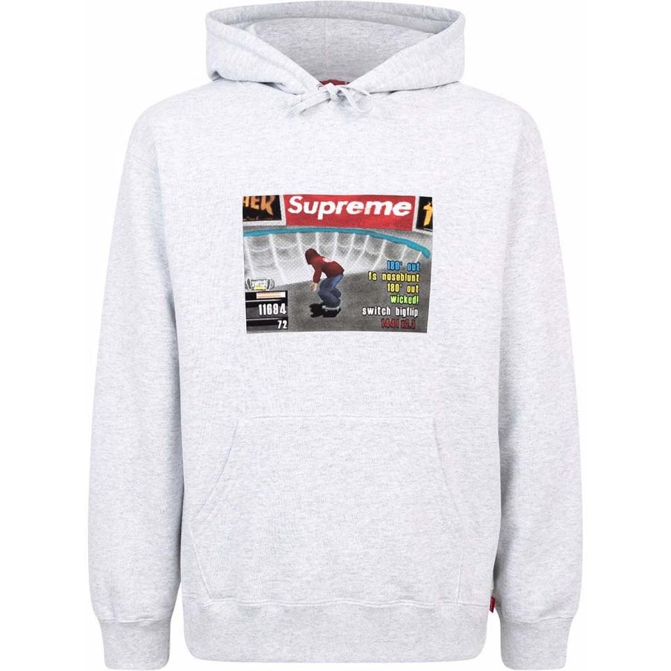 Supreme X Thrasher Logo Print “FW21” Majica S Kapuljačom Sive | HR136ZG