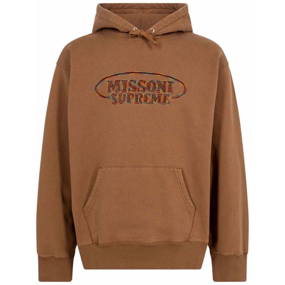 Supreme x Missoni Logo Majica S Kapuljačom Smeđe | HR135LH