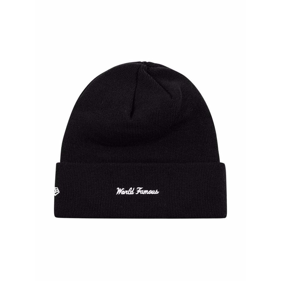 Supreme x New Era Box Logo Beanie Šeširi Crne | HR485TV