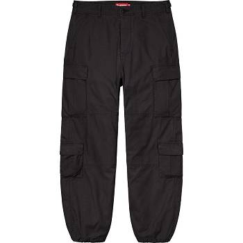 Supreme Cargo Pant Hlače Crne | HR195QZ