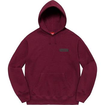 Supreme Fiend Hooded Dukserice Bordo | HR301EX