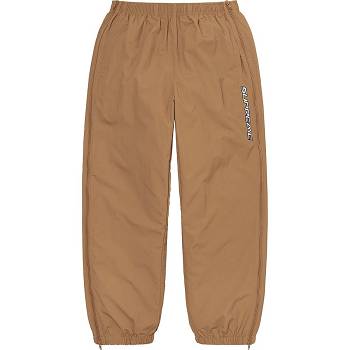 Supreme Full Zip Baggy Warm Up Pant Hlače Smeđe | HR158HK