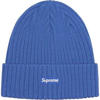 Supreme Overdyed Beanie Šeširi Plave | HR434YU