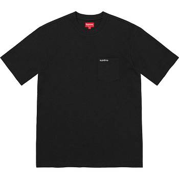 Supreme S/S Pocket Tee Džemperi Crne | HR271NB