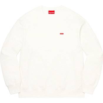 Supreme Small Box Crewneck Dukserice Bijele | HR308PQ